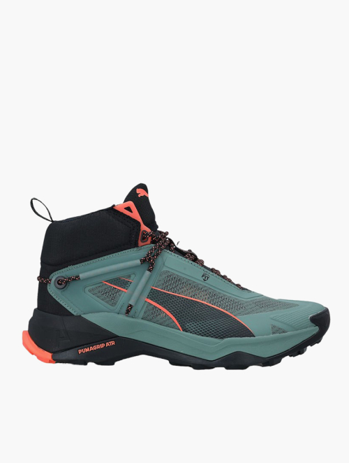 MyRunway | Shop PUMA Eucalyptus & Black Explore Nitro Mid Hiking